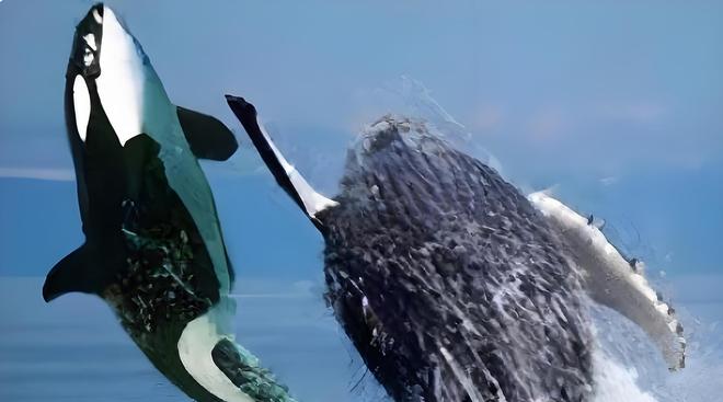 虎鲸猎杀谁我就搭救谁座头鲸跟虎鲸有什么仇?(图1)